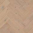 Heartwood Oak Herringbone Whisp Brushed and Matt Lacquered